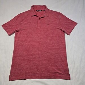 Travis Mathew Polo Men Size Medium Red